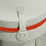 6 x Schrankschloss Kindersicherung Schranksicherung Baby Sicherheit Tuer Schublade Schrank Sicherung Weiss - 3