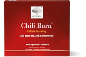 NEW NORDIC LTD New Nordic Chili Burn Fat Burners 60 Pack - Natural Fat Burners For Men and Women