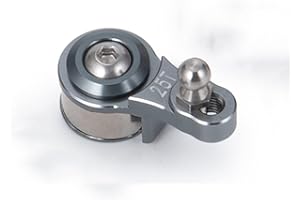 NORMICHIC 25T Brazo servo ahorro de aluminio para TRX4 TRX6, brazo de engranaje de dirección diferencial y de cambio para Traxxas RC Crawler (gris)