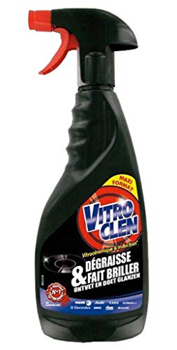 Vitroclen Pistolet Vitrocéramique Dégraisse et Fait Briller 450ml (Lot de 2)