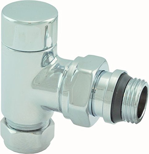 Heizkörper Ventil Komplettset inkl. Thermostat , Winklig, Heizung Anschluss Set Garnitur - 4