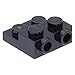 Produktbild 10 x LEGO® Platte, Modifiziert 2 x 2 x 2/3 mit 2 Noppen an der Seite Schwarz
