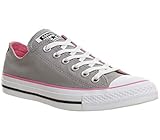 Hebel: Flat CONVERSE Designer Chucks Schuhe - ALL STAR -, Grau/Rosa, 36 EU