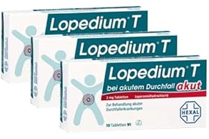 LOPEDIUM T akut bei akutem Durchfall Tabletten (3x 10St)