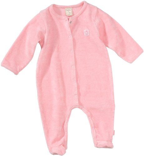 Lana Natural Wear Unisex Baby 900 3703 5047 Crew Neck Long Sleeve Dungarees, Pink (415 Puder ), 3-6 Months