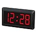 Produktbild LED Uhr Uhr dual LED Uhr digital Wanduhr hängen LED große Digitaluhr-Plug-in-Funktionen , red