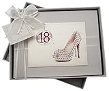 white cotton cards Birthday Photo Album (18th Birthday)