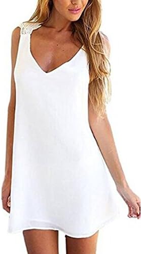 KaKing Women Embroidered Floral Lace Crochet Mini Dress cover up skirt bralet vest top