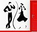 Produktbild Wandtattoo Kinderzimmer Aufkleber Spanish Dancing Dance Tango Cool Wohnzimmer für Kinderzimmer für Mädchen