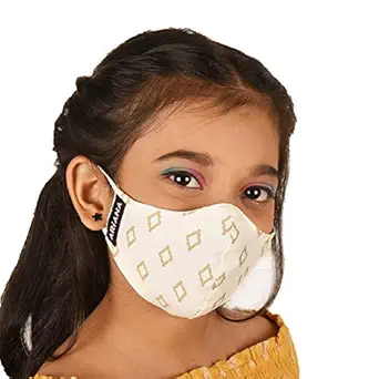 ARiANA Cotton Reuseable Mask (Multicolor, Without Valve, Pack of 2) for Unisex
