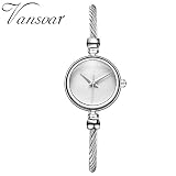 TianWlio Armbanduhren Damen Beiläufige Quarz Edelstahlband Armband Uhr Analoge Armbanduhr
