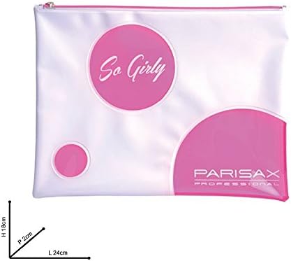 Parisax Make-Up Bag So Girly White PVC