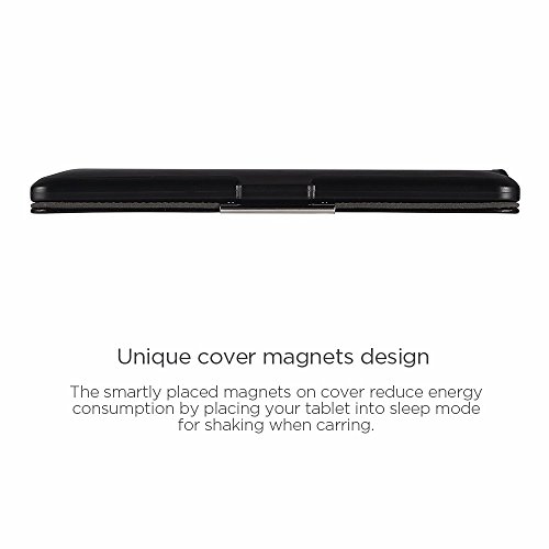 Kindle Paperwhite Hülle, EasyAcc Smartshell Case Kompatibel für Alle Kindle Paperwhite Die dünnste und Leichteste Schutzhülle (für Alle Vorgängermodelle von 2012, 2013, 2014 und Den Neuen Kindle Paperwhite 2015 Mit Sleep / Wake up Funktion – Schwarz - 4