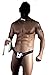 Produktbild Sexy Erotisch Herren Stripper Kellner Tanga schwarz weiß Kragen Set Butler Buff Größen S-3XL Verkleidung Rollenspiel - XXL (38/40)