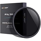 K&F Concept Slim Multi-Coated Variable Polarizing ND Neutral Density Adjustable Fader ND2 ND4 ND8 ND16 ND32 to ND400…