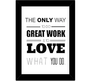 TiedRibbons Inspirational poster motivational with frame | inspirational posters with frame | poster for boys room | posters for office desk (13.6 inch X 10.2 inch,Framed Poster)