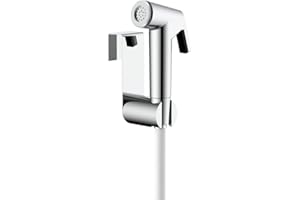 INEX EUROPA Robinet hygiénique avec fonction bidet avec tuyau 1,2 m facile à installer - Kit douche hygiénique à main pour salle de bain moderne - Pulvérisateur Bidet manuel réglable - Ne comprend pas