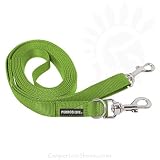  PERROS LIFE Correa 3 Metros con Doble Mosquetón Verde 20 mm Perro Talla Media