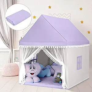 Yug Sales, Jumbo Size Extremely Light Weight , Water Proof Kitchen Kids Play Tent House for 10 Year Old Girls and Boys. (Purple)