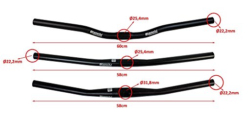 Bianchi Aluminium MTB Lenker Mountainbike Fahrradlenker Riser Bar Flat Bar Handlebar - 2