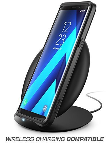 Carcasa para Samsung Galaxy Note 8  2017   Funda cubierta protectora SUPCASE Unicorn Beetle serie Premium Hybrid  semitransparente negro 