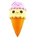 Price comparison product image Internet Exquisite Fun Ice Cream Scented Squishy Charm Slow Rising Simulation Kid Toy, Squishy Slow Rising Squeeze (Size: 22cm, yellow)