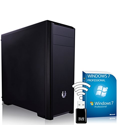 AGANDO Silent Allround & Business PC | AMD A4-5300 2x 3.4GHz | GeForce GTX750 Ti 2GB | 8GB RAM | 120GB SSD | 1000GB HDD | DVD-RW | USB3.0 | WLAN | Win 7 Pro | 36 Monate Garantie | Computer für Multimedia, Gaming, Büro/Office