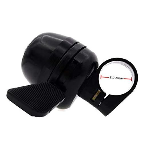 Fastped Mini Bell Adjustable Bicycle Accessories, Black (Black) - Image 4