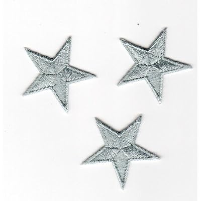 Thermo Badge La Mode Ecusson thermocollant 3 Petites Etoiles Coloris Gris