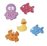 Canpol babies Badewannenmatte Anti-Rutsch-Matten Set Tiere 5-teilig