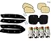 Auto Pearl - Combo Of - Car,Bike Air Alert Tire Valve Cap , Car LED Blinking Bumper Protector And Chipkoo Sun Shade Curtain Beige Set of 4+1 RS.1439.00