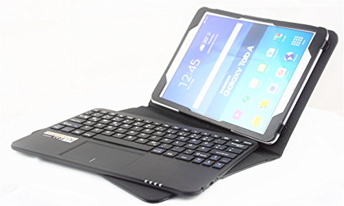 MQ – Galaxy Tab A 10.1 (2016) Bluetooth Tastatur Tasche mit integriertem Multifunktions-Touchpad für Modelle Galaxy Tab A 10.1 WiFi SM-T580, Galaxy Tab A 10.1 LTE SM-T585 | Layout Deutsch QWERTZ - 5