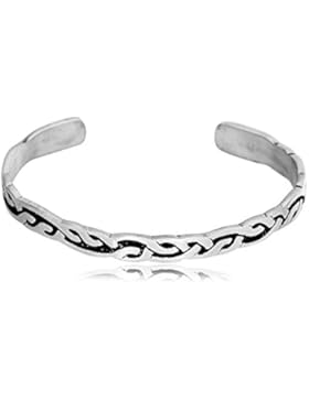 Llords Schmuck dünner Armreif mit keltischen Knoten in irischem Design, feinster Zinn Metall Modeschmuck