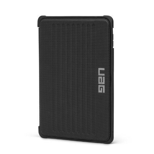 Urban Armor Gear Schutzhülle nach US-Militärstandard für Apple iPad Air – schwarz [Verstärkte Ecken | Wake/Sleep | Sturzfest | Antistatisch | Standfunktion] – UAG-IPDAIR-BLK/BLK-VP - 4