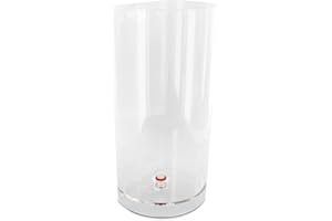DL-pro Depósito de agua para Krups MS-0055340 Nespresso Citiz&Milk para DeLonghi ES0055340 transparente para cafetera automática de cápsulas