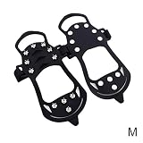 Pequeño y ligero. lzndeal 1 par Antideslizante crampones de Hielo Correa de tracción para Zapatos Botas para Caminatas al Aire Libre Escalada