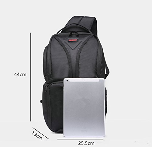 Sac en Bandouli  re pour Appareils Photo 44 25 5 19CM Vosmep Multi-fonction Housses    Rangement pour Cam  ra DSLR Reflex Num  riques de Marque Canon   Nikon   Sony - de Haute Qualit   en Polyester   Imperm  able   Professionel aussi pour Voyage Rouge DC131