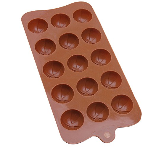 BAYTTER® 6 tlg. Backform Pralinenformen Set Silikon Herzform Silikonbackform für Muffin Pralinen Schokoladen 21,5 x 11 cm, von – 60° C bis + 260° C temperaturbeständig - 3