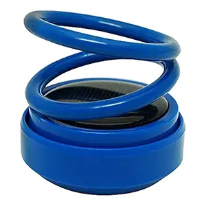 Jannat car Accessories Air Freshener for Car Solar Perfume Double Ring Rotating Fragrance