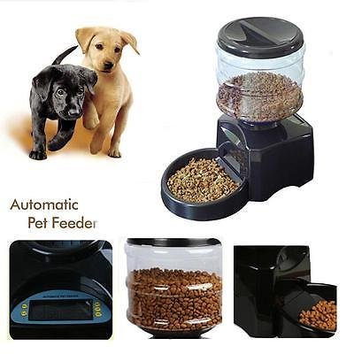 MVPower PEDY Distributeur de Nourriture Alimentation pour Chien Croquettes Automatique 5.5 LITRES Pour Pet Chien Chat