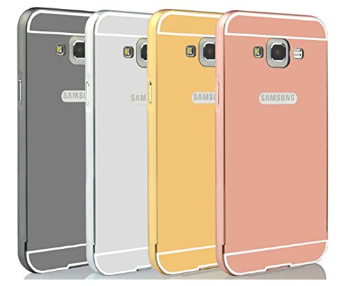 Funda Espejo Aluminio Metal Carcasa para Samsung Galaxy Grand Prime G530H G5308W Color Rosado