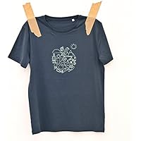 Blaues Outdoor Bio T-Shirt 