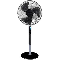Honeywell HSF600BE4 Advanced QuietSet Ventilateur sur pied avec oscillation, Noir