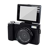 mini kamera hd video recorder 🔥Flip Screen für Vlogging: Die Videokamera ist sehr effizient im Vlogging, da sie einen 3-Zoll-Vollbild-Bildschirm hat, der um 180 Grad gedreht werden kann. Die Kamera unterstützt auch den 16-fachen Digitalzoom, dh Sie können das Bild oder Video während der Verwendung weiter vergrößern oder verkleinern