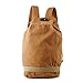 Produktbild Jxth Lässige Satchel Notebook Rucksack Männer/Frauen Rucksack Daypack Wasserdichte Vintage Schloss Leinwand Eimer Tasche Student Outdoor-Shopping Schule Wandern Reisetasche College