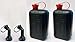 2x FuelFriend® BIG 2 Liter Klein-Benzinkanister Reservekanister für Auto + Motorrad mit Füllrohr verschließbar