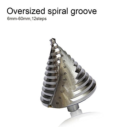 LESOLEIL HSS Hex Shank Pagoda Stufenbohrer 6-60mm - 5