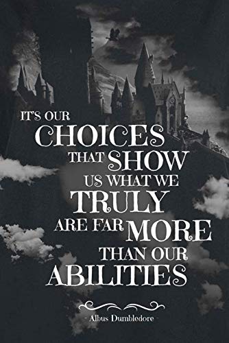 HARRY-POTTER-Choices-T-Shirt-schwarz-XL