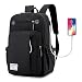 Produktbild Laptop-Rucksack, Business-Racksack mit USB-Ladeanschluss, langlebiges großes Fach, wasserabweisend, für Jugendliche, Männer, Frauen, passend für 39,6 cm (15,6 Zoll) Laptop und Notebook