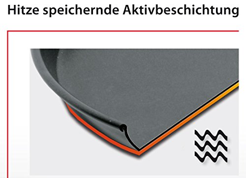 Caso 3077 Crispy Wave aktives Pizzablech für Mikrowellen und Heißluft Kombinations-Geräte, Durchmesser: 24cm - 3